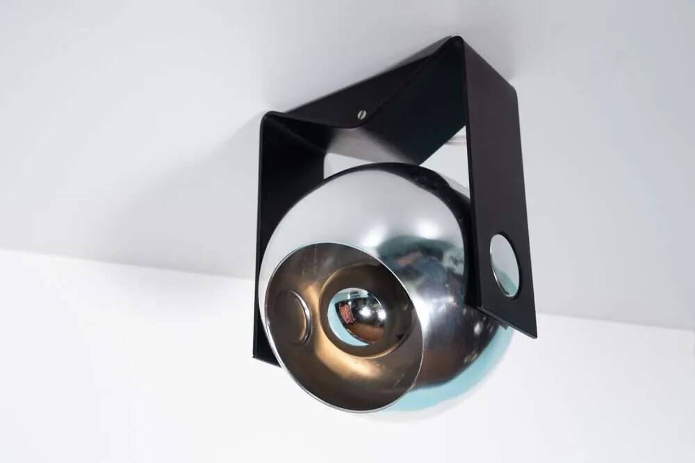 70s Space Age style globe lamp, table lamp, wall lamp or ceiling lamp.