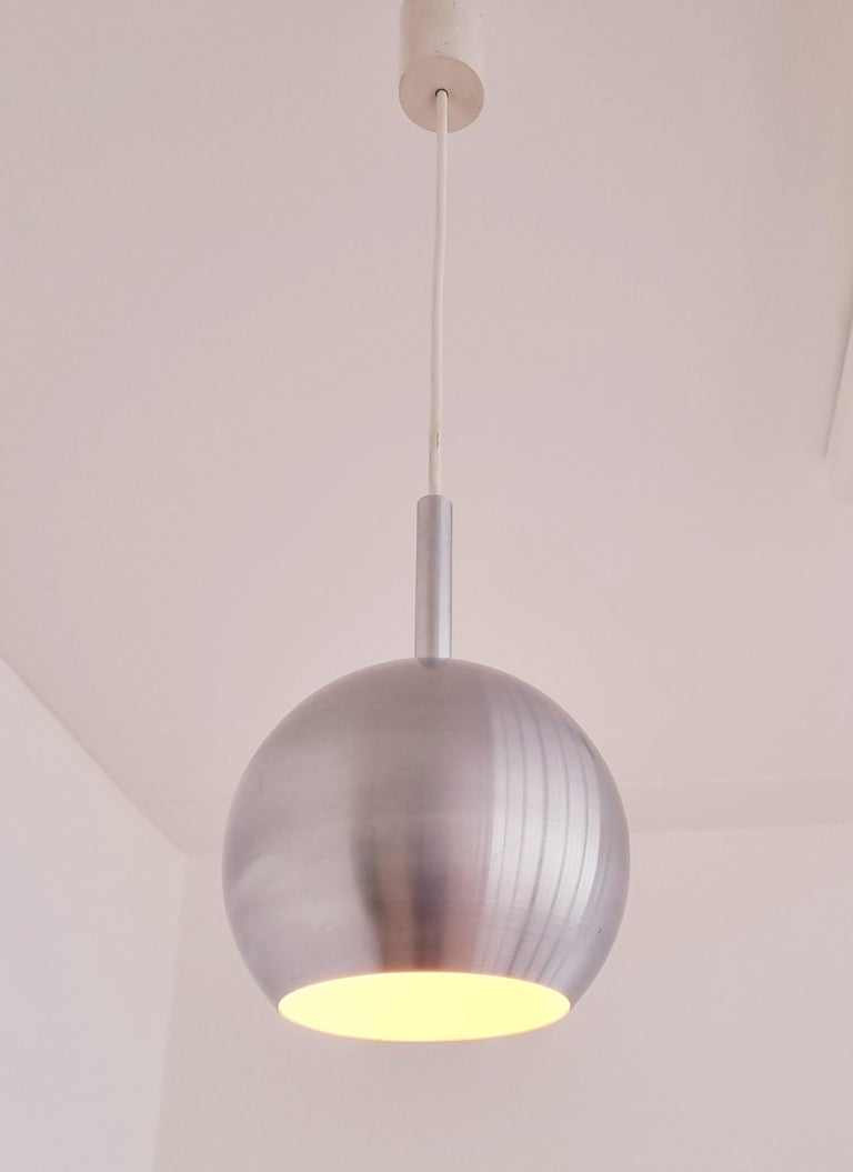 Midcentury Design Ball Pendant ERCO, Germany, 1970s
