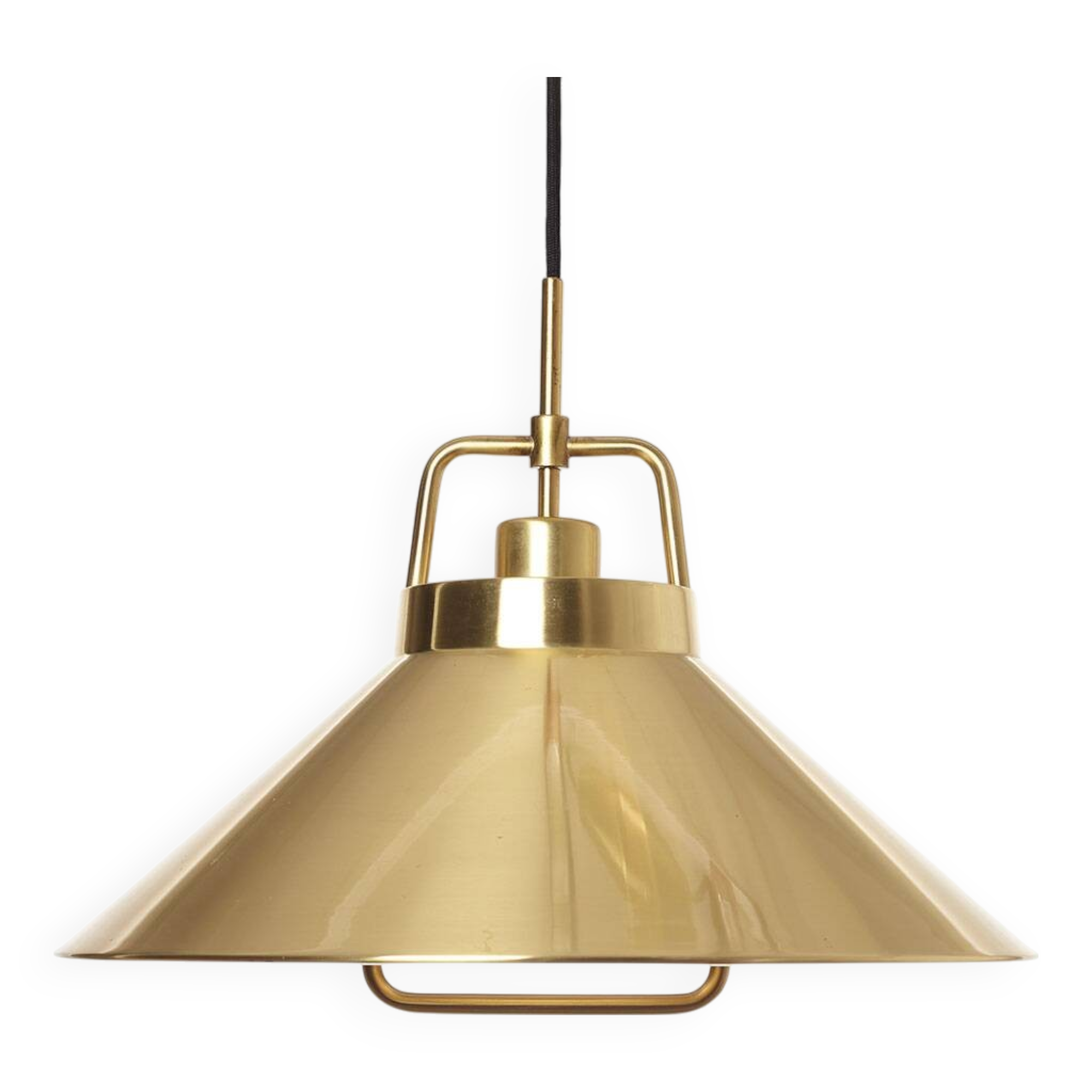 Brass Pendant Light by Fog & Mørup, Denmark 1970’s