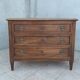 Louis XVI walnut commode from the 19th century.