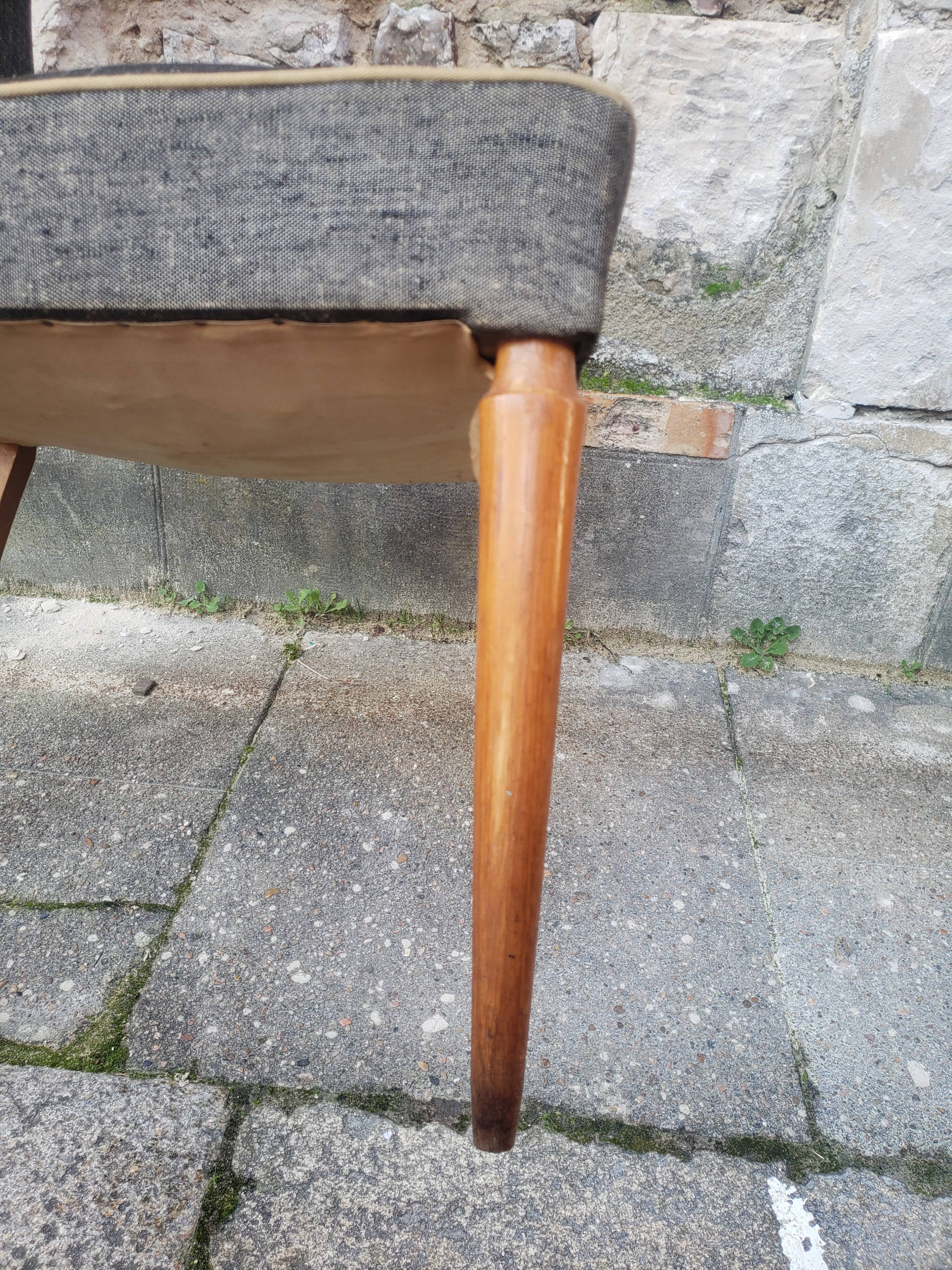 8 vintage chairs lined grey black