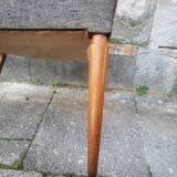 8 vintage chairs lined grey black