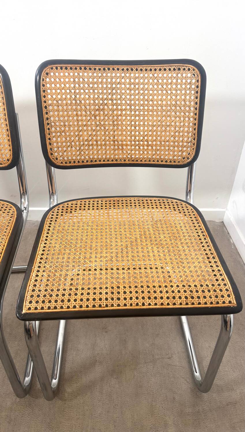Authentic Pair of Breuer Thonet S32 Chairs –