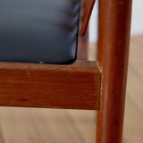 Set of 4 vintage Scandinavian teak Breox chairs, 1960