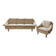 Vintage Danish teak sofa and armchair – 1960s