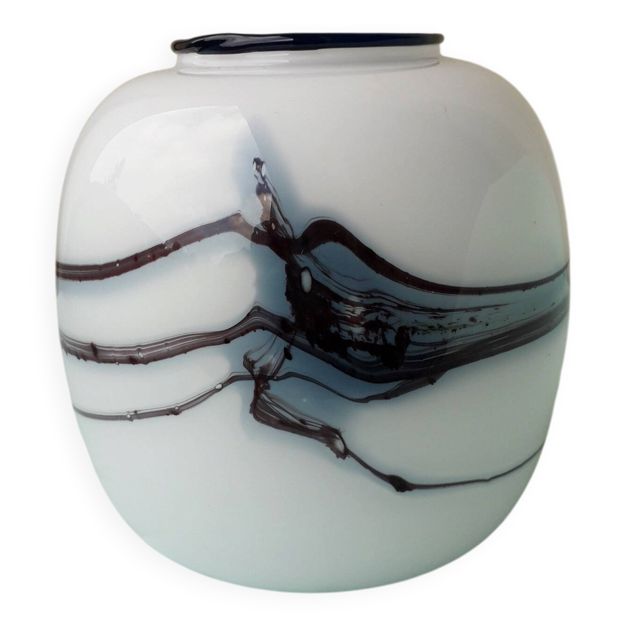 Scandinavian glass vase