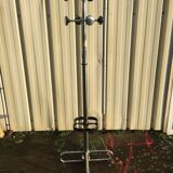 Chrome administrative coat rack