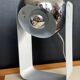 Pair of Eyeball lamps in chrome metal and aluminium
