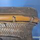 Antique Chinese woven bamboo basket with lid — 19th/20th century