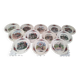 Lot de 12 assiettes à dessert Sarreguemines modèle Obernai