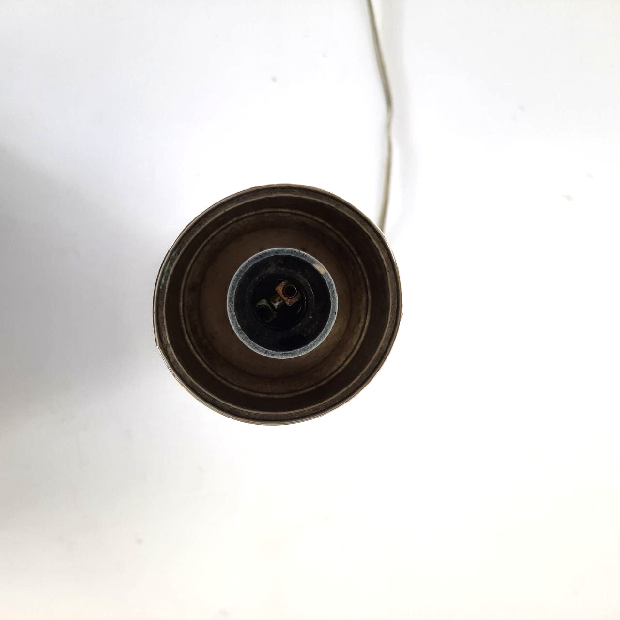 Three vintage bedside lamps in silver