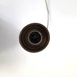 Three vintage bedside lamps in silver