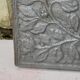Plaque de cheminée  en fonte fleur de lys fonderie d'art jamais posée