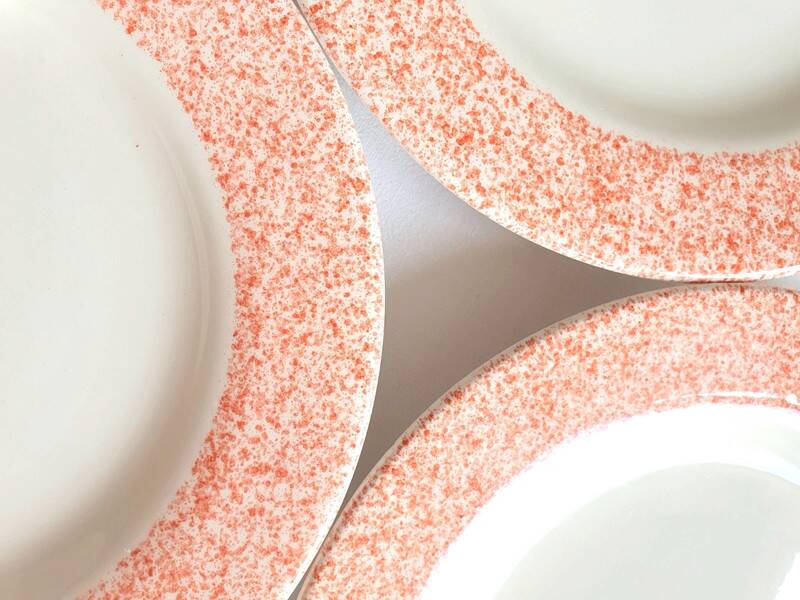 Assiettes plates vintage