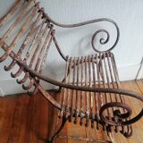 Old garden armchair Arras. 1890