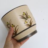 Antique ceramic pot cover, vintage