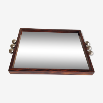 Plateau miroir art deco