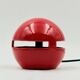 Red Space Age lamp in ceramic, Italy, 1970s.