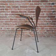 Butterfly chair n° 3207 in teak. Arne Jacobsen for Fritz Hansen, Denmark 1950