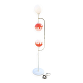 Opaline and brass floor lamp from the 60s/70s