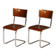 Pair of Bauhaus chair S43 by Mart Stam by Kovona, 1950´s