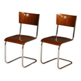 Pair of Bauhaus chair S43 by Mart Stam by Kovona, 1950´s