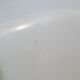 Vintage retro double sink 1970s white ceramic