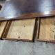 Art deco 4-door, 3-drawer, double-sided, 1930s flat desk