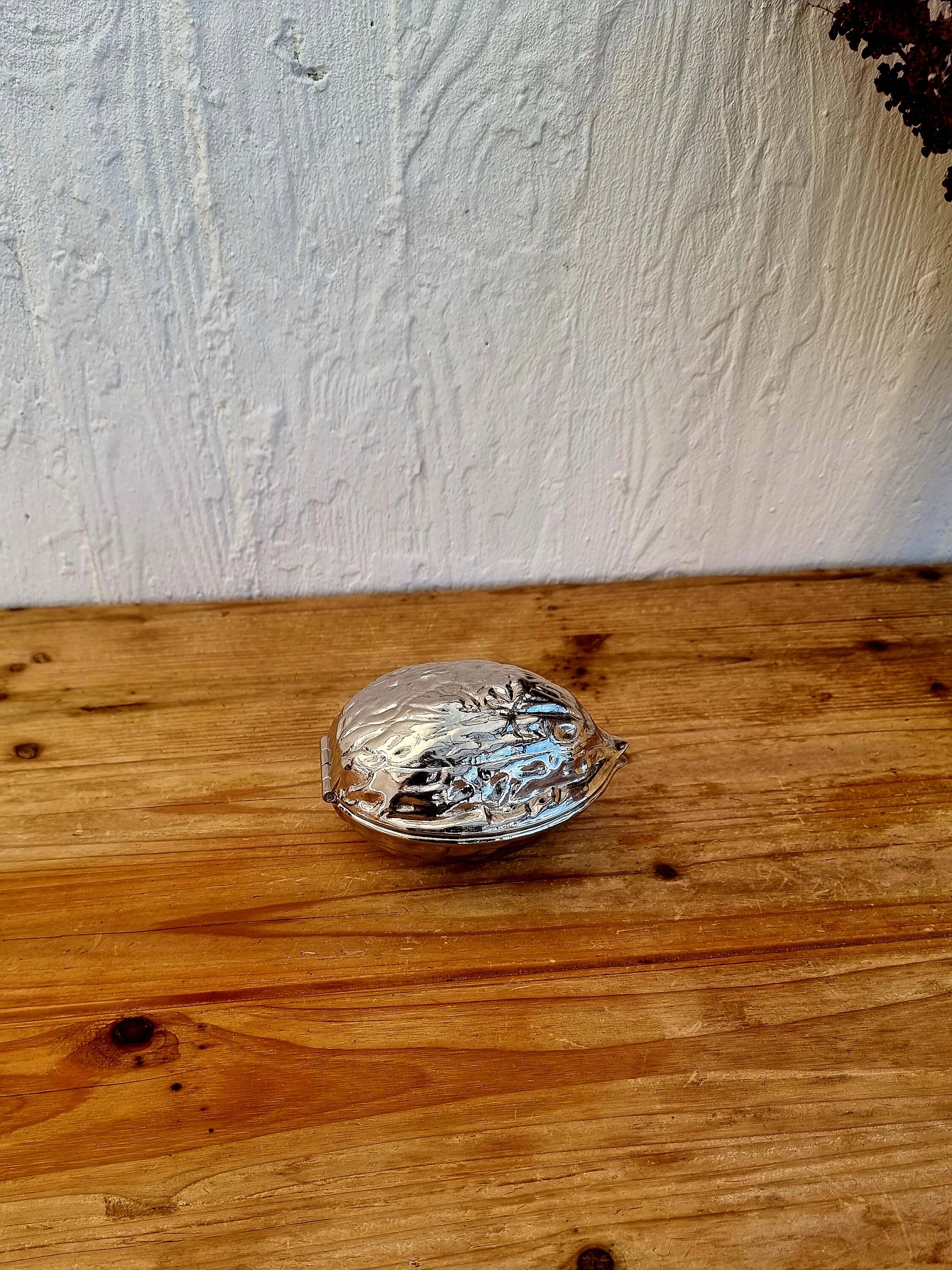 Silver-plated nutcracker