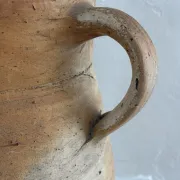 Old stoneware pitcher
