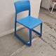 Stackable cafeteria chair Pacific Blue