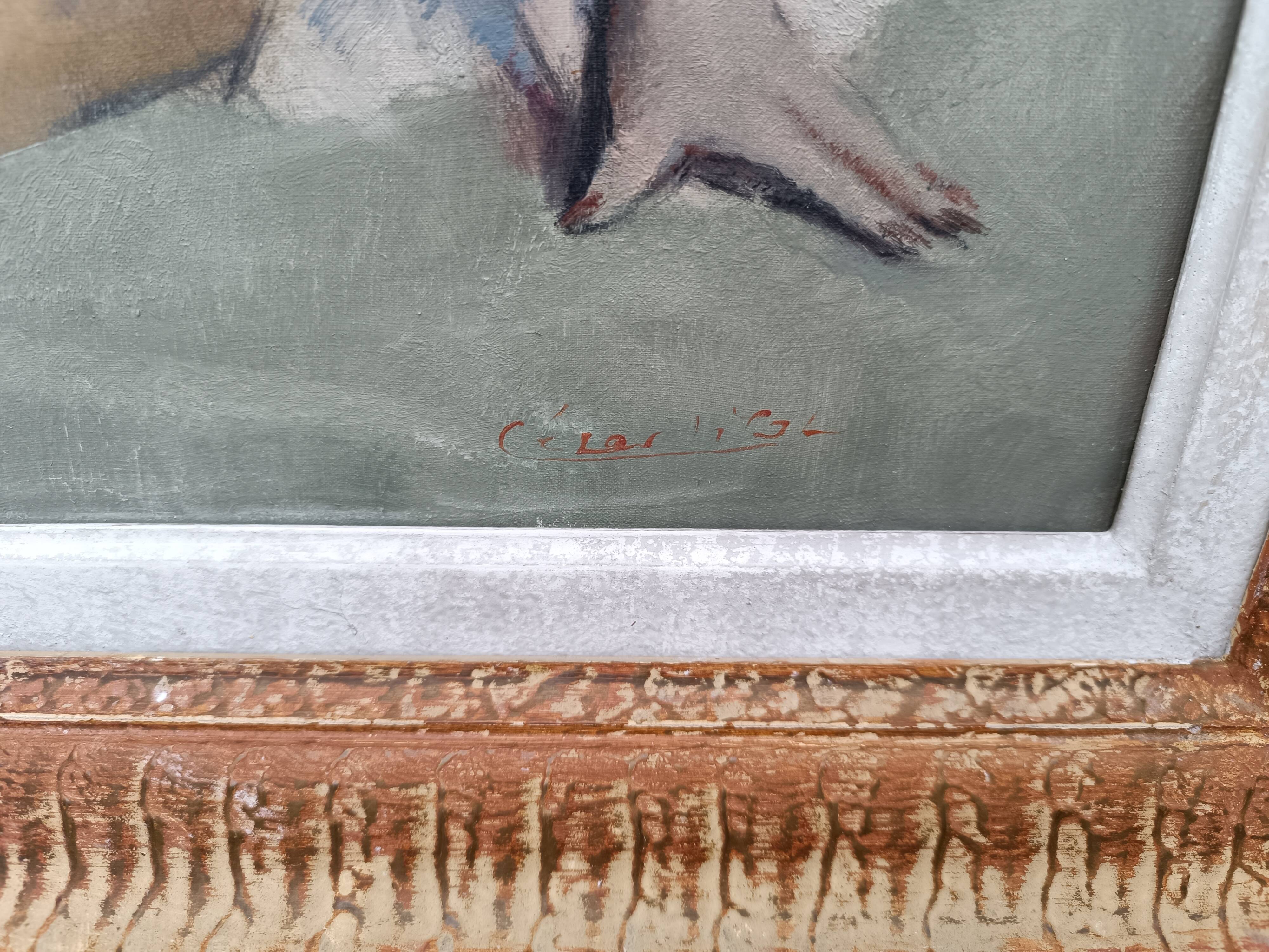 Painting by César Vilol