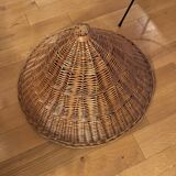 Rattan basket armchair from the 50s