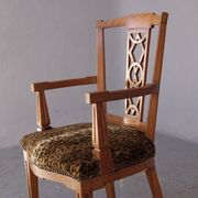 Fauteuil de bureau louis XVI en merisier