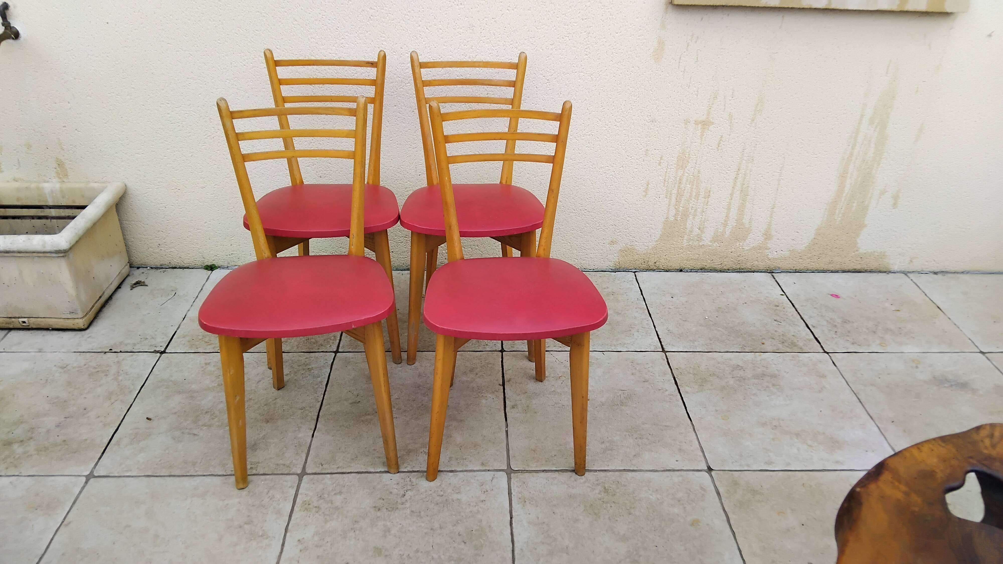 4 vintage Scandinavian chairs
