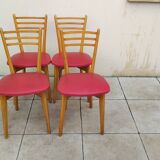 4 vintage Scandinavian chairs