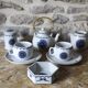 Tea service with blue Ming decor Paris Porcelain