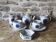 Tea service with blue Ming decor Paris Porcelain