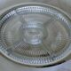 Metal tray for glass dishes for hors d'oeuvres or aperitifs