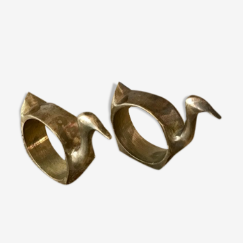 Brass towel round duo