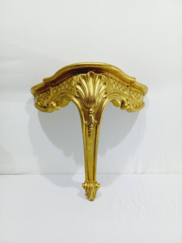 Console dorée style Louis XIV