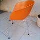 Fauteuil chaise de conférèrent design orange