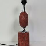 Travertine lamp foot Barbier 70'