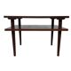 Vintage square coffee table in teak veneer, 1960s design