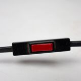 Vintage industrial chrome Aluminor lamp