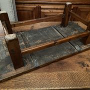 Table basse, Japon XIXe en bois massif, type Chabudai