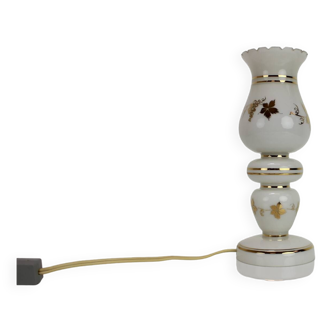 Vintage Glass Table Lamp, 1980s, Germany