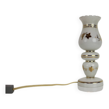 Vintage Glass Table Lamp, 1980s, Germany
