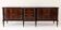 Vintage mahogany and brass enfilade bar, Louis XVI style.