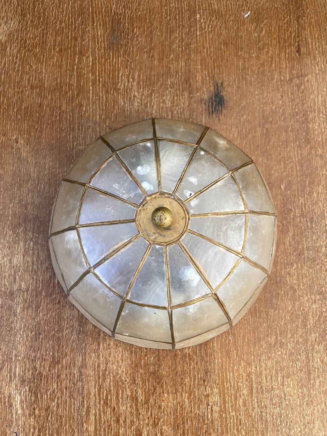 Mother-of-pearl ceiling light 25 cm